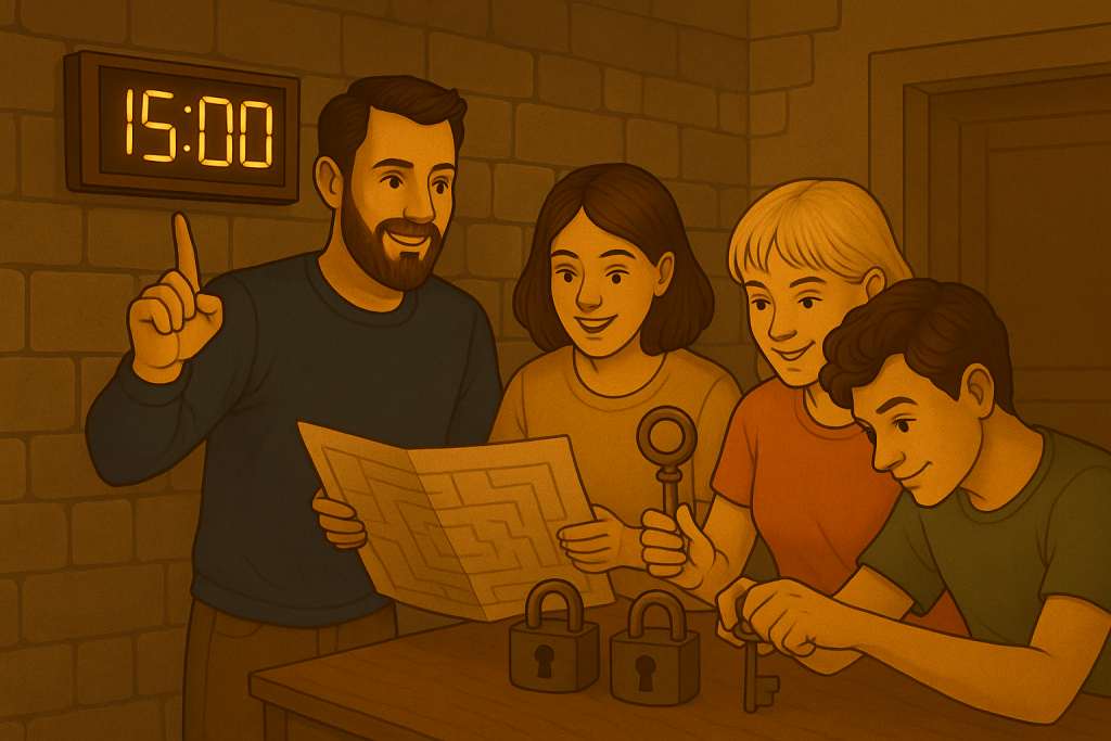 Escape Room Harry Potter – 5 Salas De Enigmas – Juego De Mesa Familiar Para 1-5 Jugadores – Edad 5 A 12 Años – Rejugable Con 3 Niveles