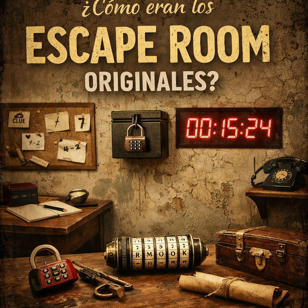 ¿Cómo eran los escape room originales?